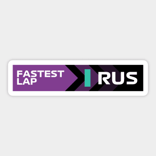 George Russell Fastest Lap F1 Sticker